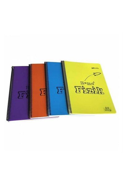 Umix My Note Physics Notebook A4 100 Sheets with Spiral - 1 Piece