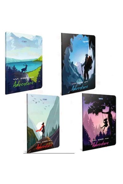 Gıpta Ultimate Adventure Notebook 80 Sheets Lined