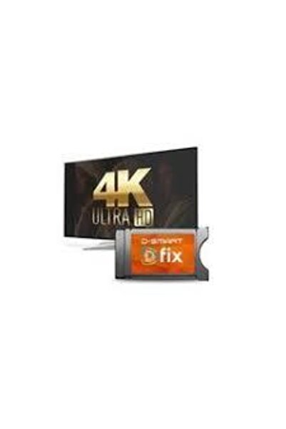 Genel Markalar D-fix Modül Cı+ Digital 4k Uhd+fhd 12 Ay Mega Paketi Akıllı Kumanda Hediyeli