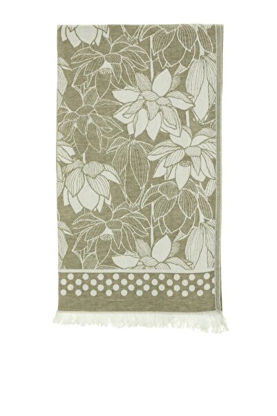 rosa bianca Міссі Зелений Нілюфер Візерунковий Жакардовий Бавовняний Пештемаль