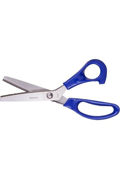 Genel Markalar Zig Zag Kesim Terzi Sürfile Makası 23.5 Cm Plastik Saplı