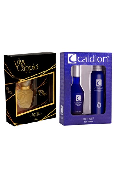 Hunca Viva Cappio Edt 60 Ml Kadın Edp + 150 Ml Deo Set&caldion Classic Erkek ...