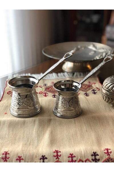 Markimo Home Bakır Dört Kişilik Desenli Cezve