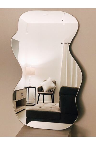 FNC CONCEPT Ayna Dekoratif Asimetrilk Duvar Ve Masaüstü Aynası 45x75cm