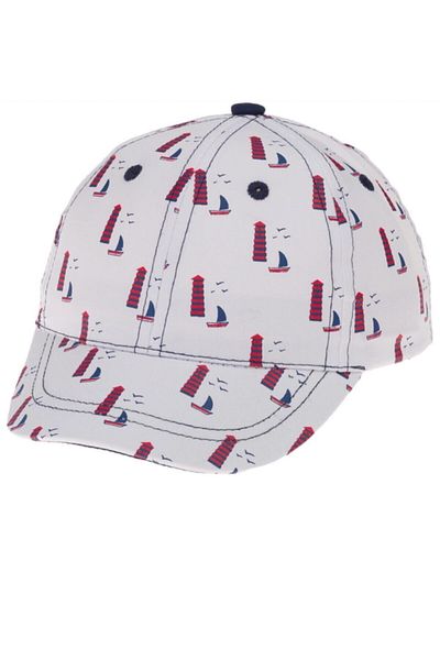 Kitti Baby Boy White Hat with Ship 1-4 Years