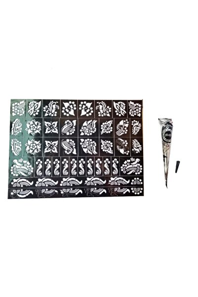 KAZIM ALIÇ Kına El Deseni Jelatin Hint Kınası 12 Adet