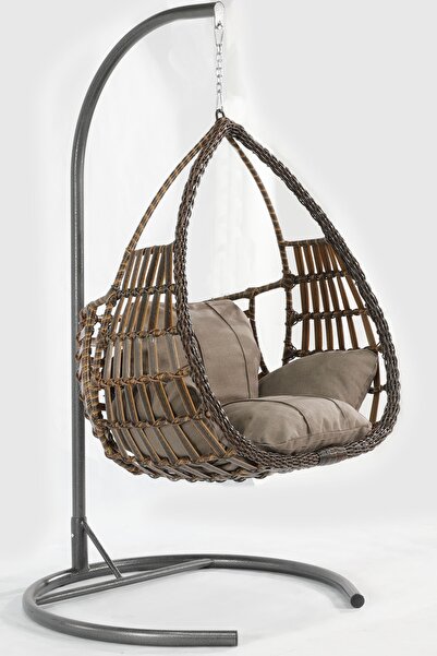 AE Store Rattan Örgü Damla Model Hamak Bahçe Salıncağı