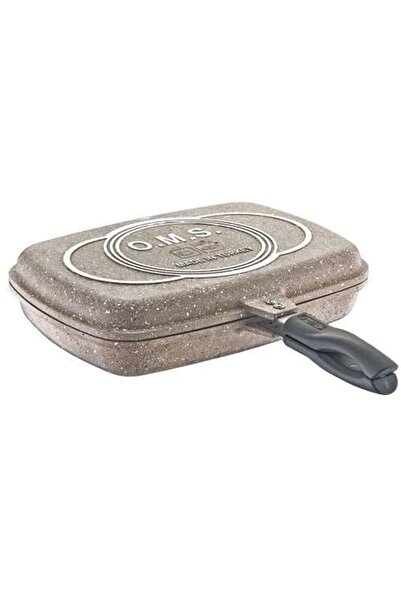 OMS Granit 36x26x9 Cm Balık Tava 3215 Kahverengi