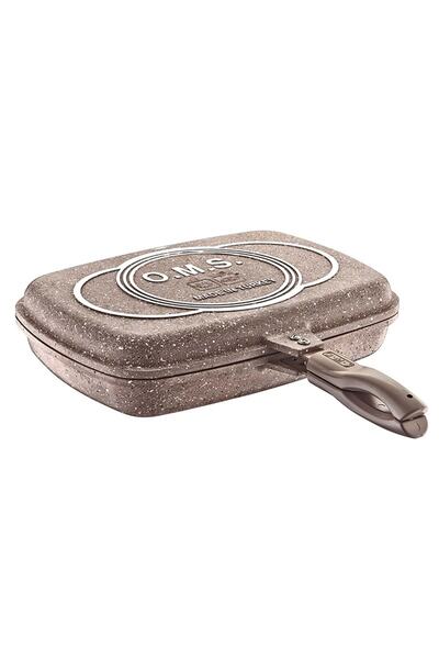 OMS Granite 36x26x9 Cm Fish Pan 3215 Brown