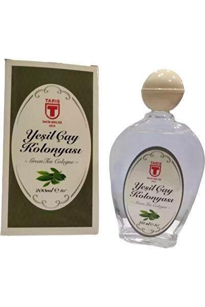 Tariş Yeşil Çay Kolonyası 200 Ml Cam Şişe Rize Çay Kolonyası
