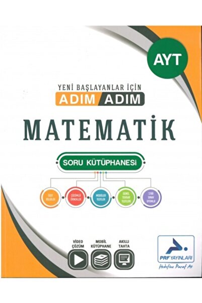 paraf yayınları Ayt Adım Adım Matematik Soru Kütüphanesi