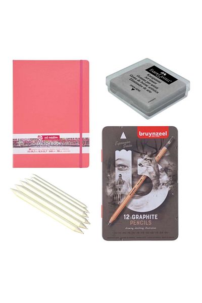 Talens Charcoal Sketch Starter Set - 5