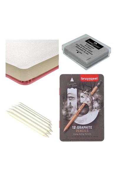 Talens Charcoal Sketch Starter Set - 5