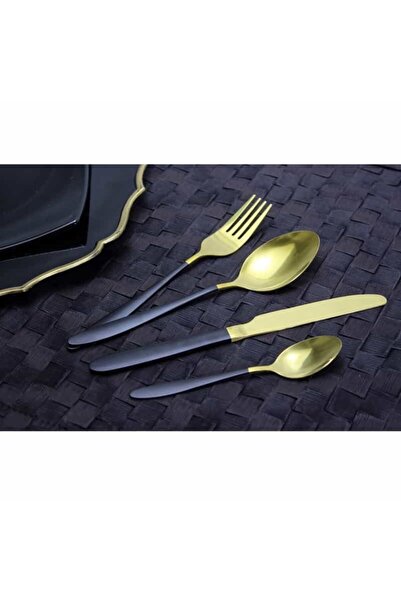 BNB TABLEWARE طقم أدوات مائدة مطلي بالتيتانيوم من كوبمان 16 قطعة