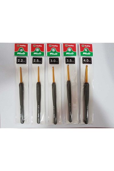 Tulip Balımm Örgü Evi 5 τεμαχίων Mind Black Handle Special Σετ βελονάκι