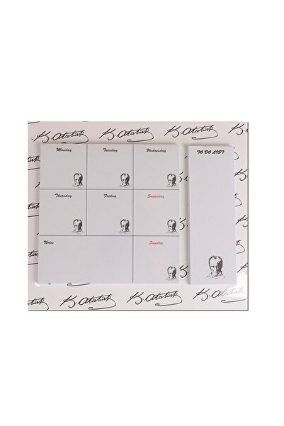 GENC DIJITAL BASKI Тижневий планер з дизайном Мустафи Кемаля Ататюрка