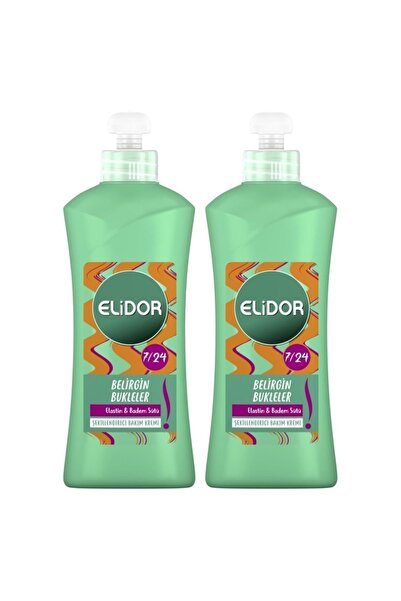 Elidor Saç Bakım Kremi Belirgin Bukleler 7/24 Şekillendirici 300 Ml X 2 Adet