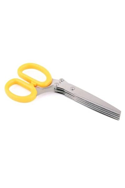 FırsatVar Multi Vegetable Chopper Scissors Parsley Onion Vegetable Slicer Chopper Steel Scissors