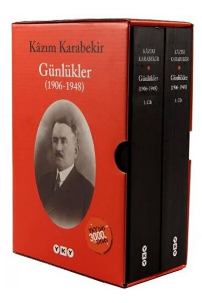 Yapı Kredi Yayınları Günlükler ( 1906 - 1948 ) (2 CİLT) / Kazım Karabekir