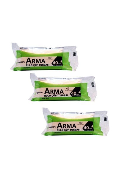 FİYPER Naksan Arma Roll Garbage Bag - Garbage Bag Mini Size 40*50cm 50 Pack
