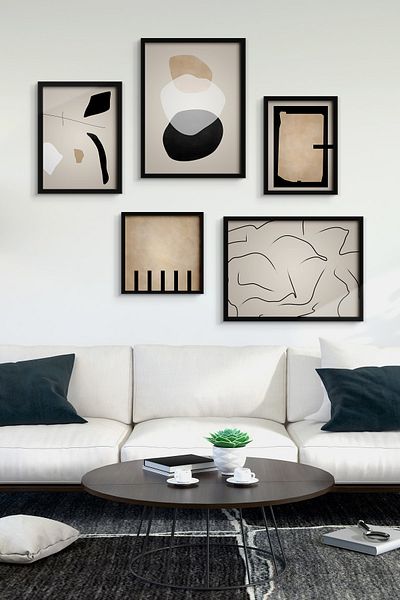 ÖZCANLAR ÇERÇEVE Decoration Multiple Frames Prints Printing Set Home Decor Home Decor Painting 166