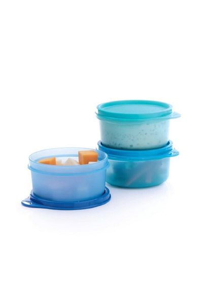 Tupperware Blue Mini Refrigerator Storage Container