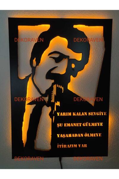 dekoraven Müslüm Gürses Işıklı Tablo
