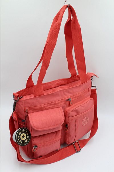 Bevitton Waterproof Fabric Women's Salmon Luxury Shoulder Bag 7300