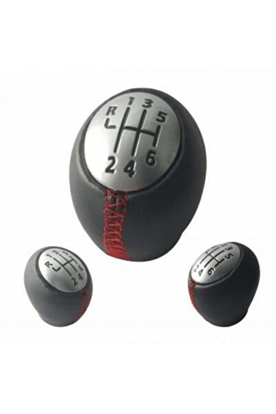 AutoAll فلونس ميجان 3 كانجو جلد أحمر مخيط مقبض ناقل الحركة 6 للأمام