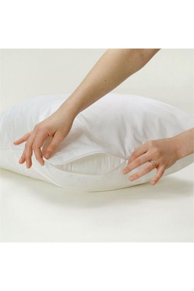 SNR HOME COLLECTION 2 Pack Cotton 50x70 Zippered Pillow Lining Inner Case