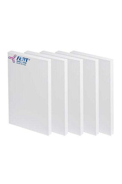 sert kırtasiye büro malzemeleri Arkadan Zımbal Tuval 5li Paket Tuval 35cm x 50cm