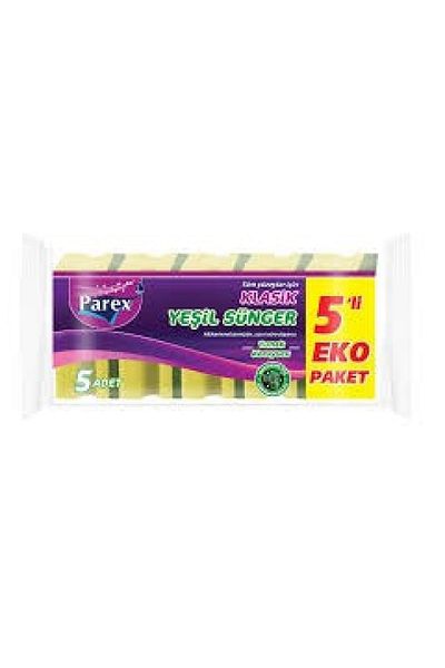 Parex Green Sponge Corrugated Dish Sponge