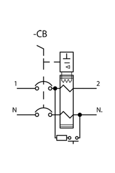 Siemens 2x25 Amper 300ma Yangın Korumalı Monofaze Kaçak Akım Rolesi