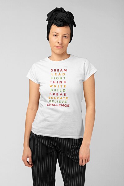 ErTaPassage Luna Istoriei albe cu imprimeu Femei tricou - T9470888