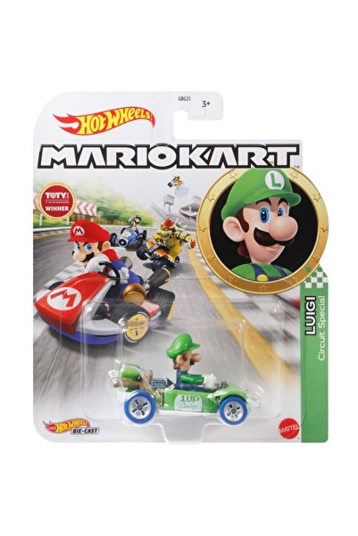 HOT WHEELS Mario Kart Karakter Araçlar Gbg25 - Luigi - Circuit Special