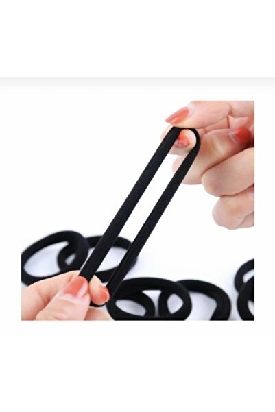 Yeşim Aksesuar دبوس شعر مطاطي مجدول على شكل كعكة خاتم فاخر باللون الأسود للسيدات مكون من 12 قطعة