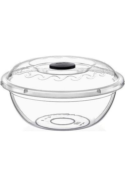 Polytime Dough Basin with Lid?Flour Box Container Transparent 5 Liters