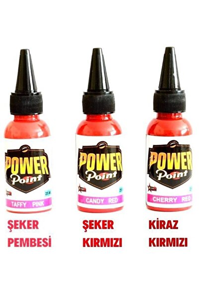 POWER POINT Kalıcı Makyaj Boyası Dudak Rengi Seti 3 Farklı Renk - Usa 25 Ml -...