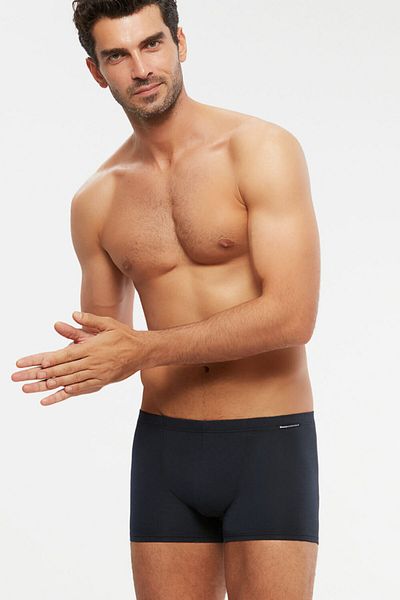 Kom Davide Cotton Men's Boxers - Navy Blue Basic Model