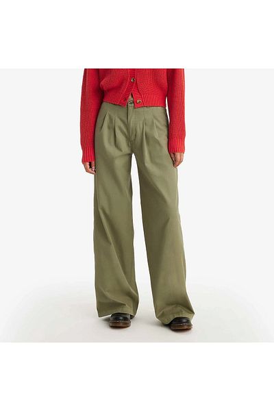 Levi's LE HIGH BAGGY Women's / Girls Green Jeans