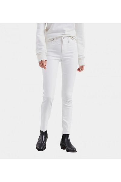 Levi's LE 721 HIGH RISE SKINNY Women's / Girls' White Jeans