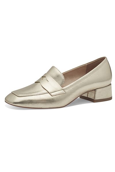 Tamaris Goldfarbene Damen Halbschuhe-Hausschuhe – 1-24309-42 mit TOUCH-IT-Funktion