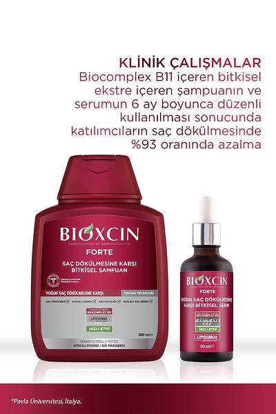 Bioxcin شامبو فورتي للعناية المكثفة بالشعر 300 مل - اشتري 3 واحصل على 2