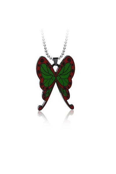 FG KONNİCHİWA Anime Demon Slayer amado Tanjirou Nezuko Kimetsu no Yaiba Cosplay NECKLACE