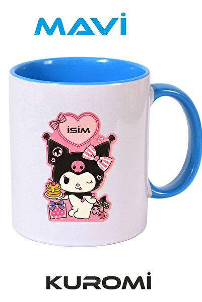 SIRADIŞI REKLAM KUROMİ KİŞİYE ÖZEL İSİMLİ PORSELEN KUPA