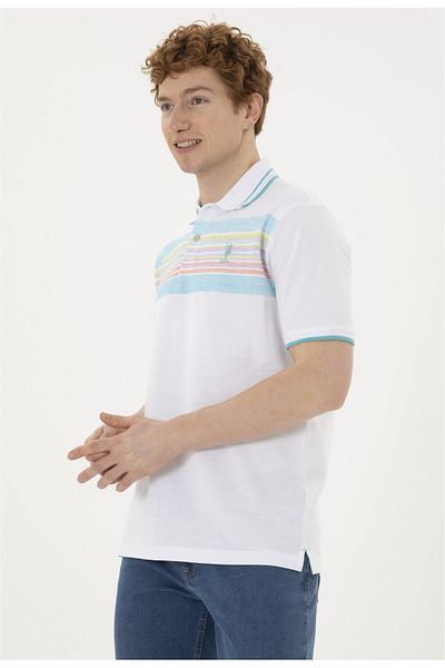 U.S. Polo Assn. Ανδρικό μπλουζάκι με κανονική εφαρμογή US Polo Assn TOLEDO