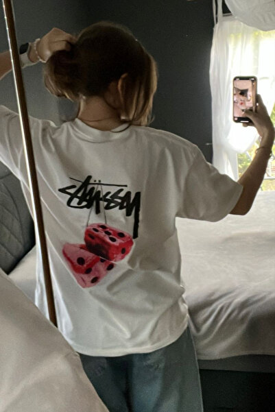 Toum تي شيرت للجنسين كبير الحجم بتفاصيل 8 كرات