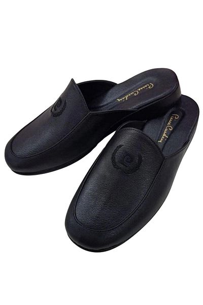 Pierre Cardin Ανδρικές δερμάτινες παντόφλες 289