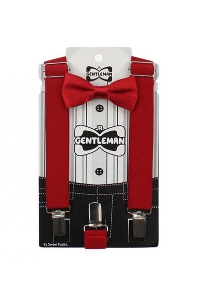Gülücük Baby Boy's Trouser Strap and Bow Tie 1-6 Years