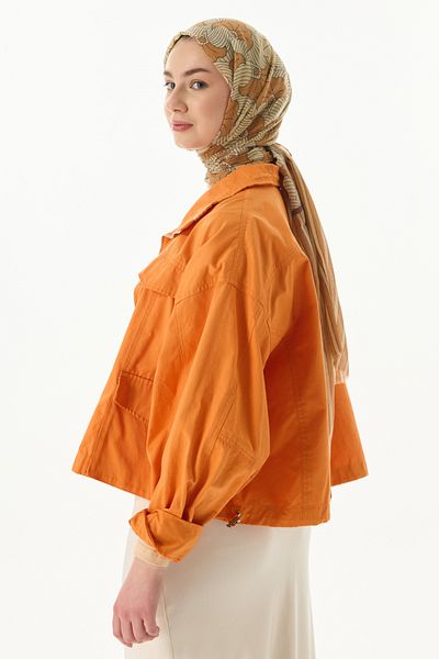 FENZA SCARF Βαμβακερό σάλι Diana με σχέδιο καντίνας